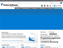 Tablet Screenshot of ferber-software.de